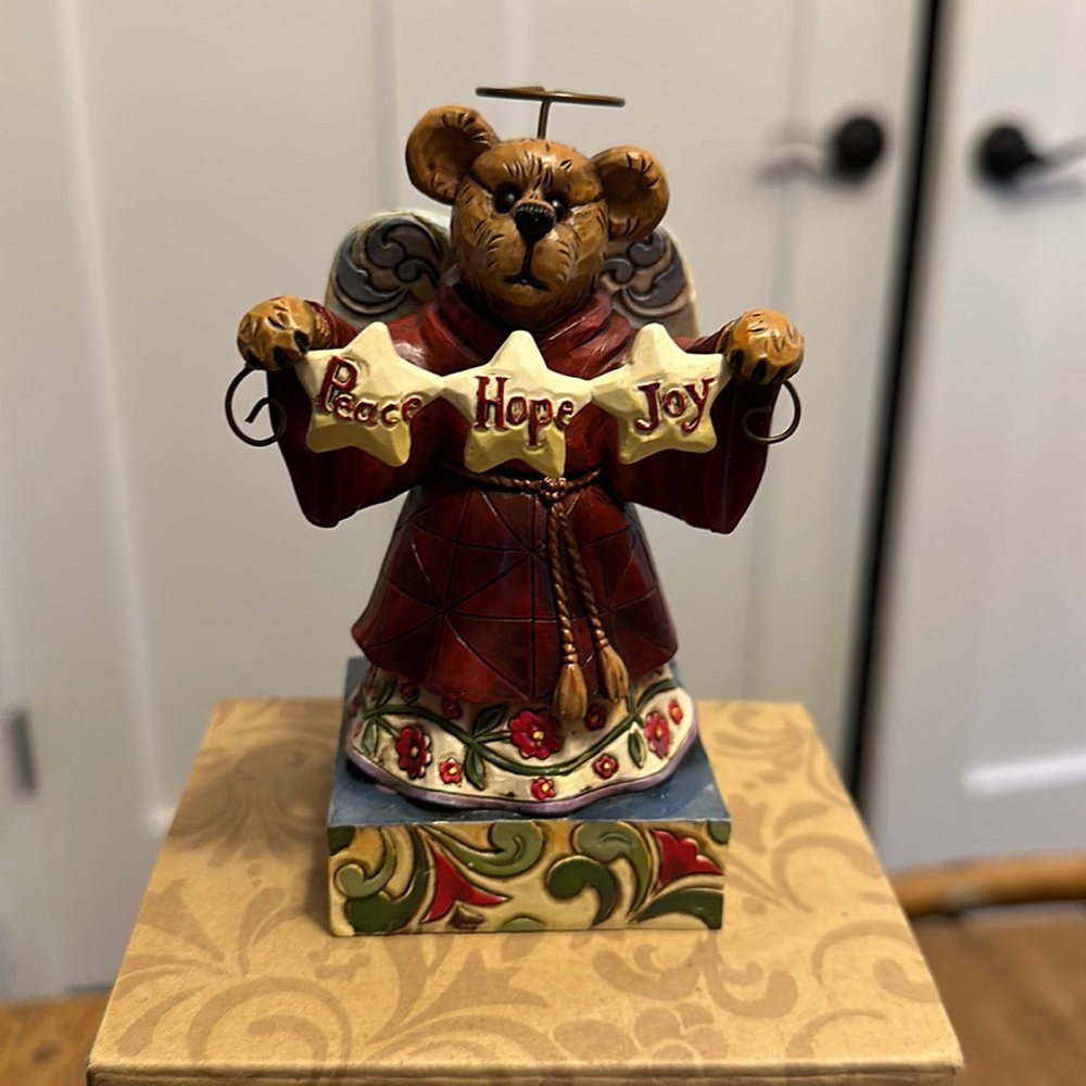 Like New in Box Boyd’s Bear Jim Shore. Rosemary Angelbliss Holiday Wishes